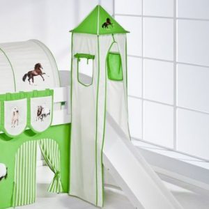 comprar torre caballo verde para cama infantil